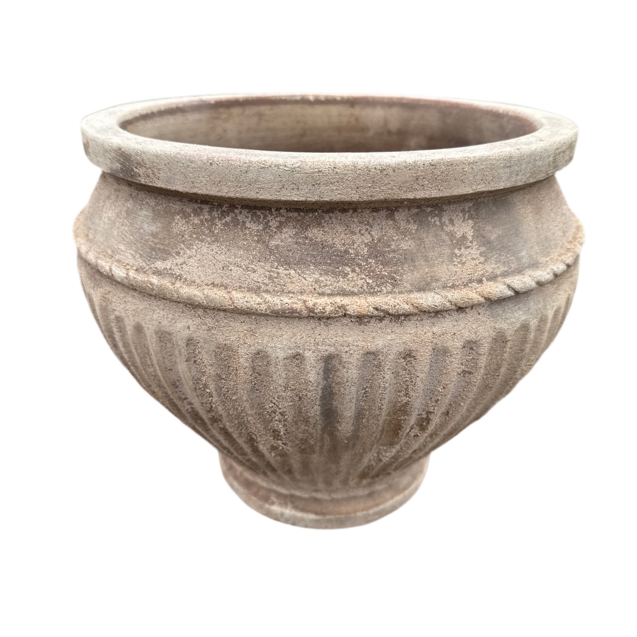 Antique Terracotta Lava Planter