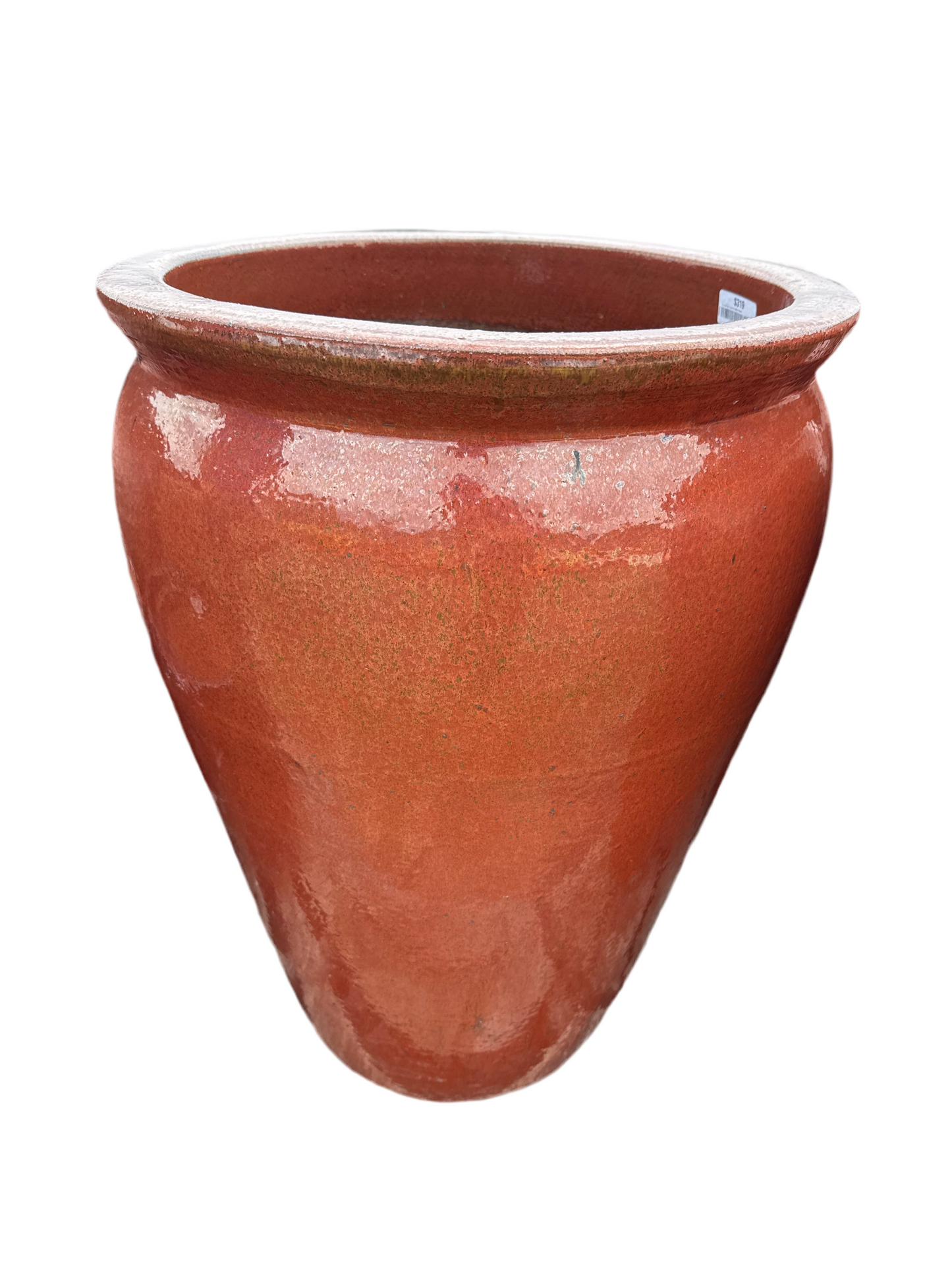 Sunset Red Tapered w/Rim Planter