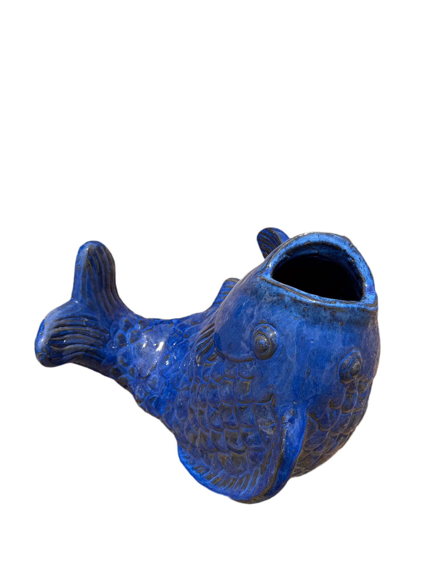 Blue Fish Planter