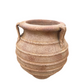 Raku Ribbed Spittoon with Handles