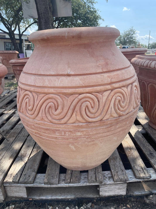 Italian Greca Greek Jar 30"