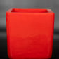 Red Standard Cube Planter 7"