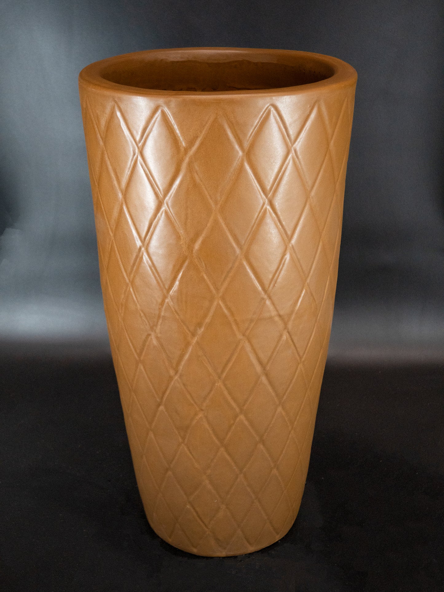 Matte Honey Large Diamond Planter 36"