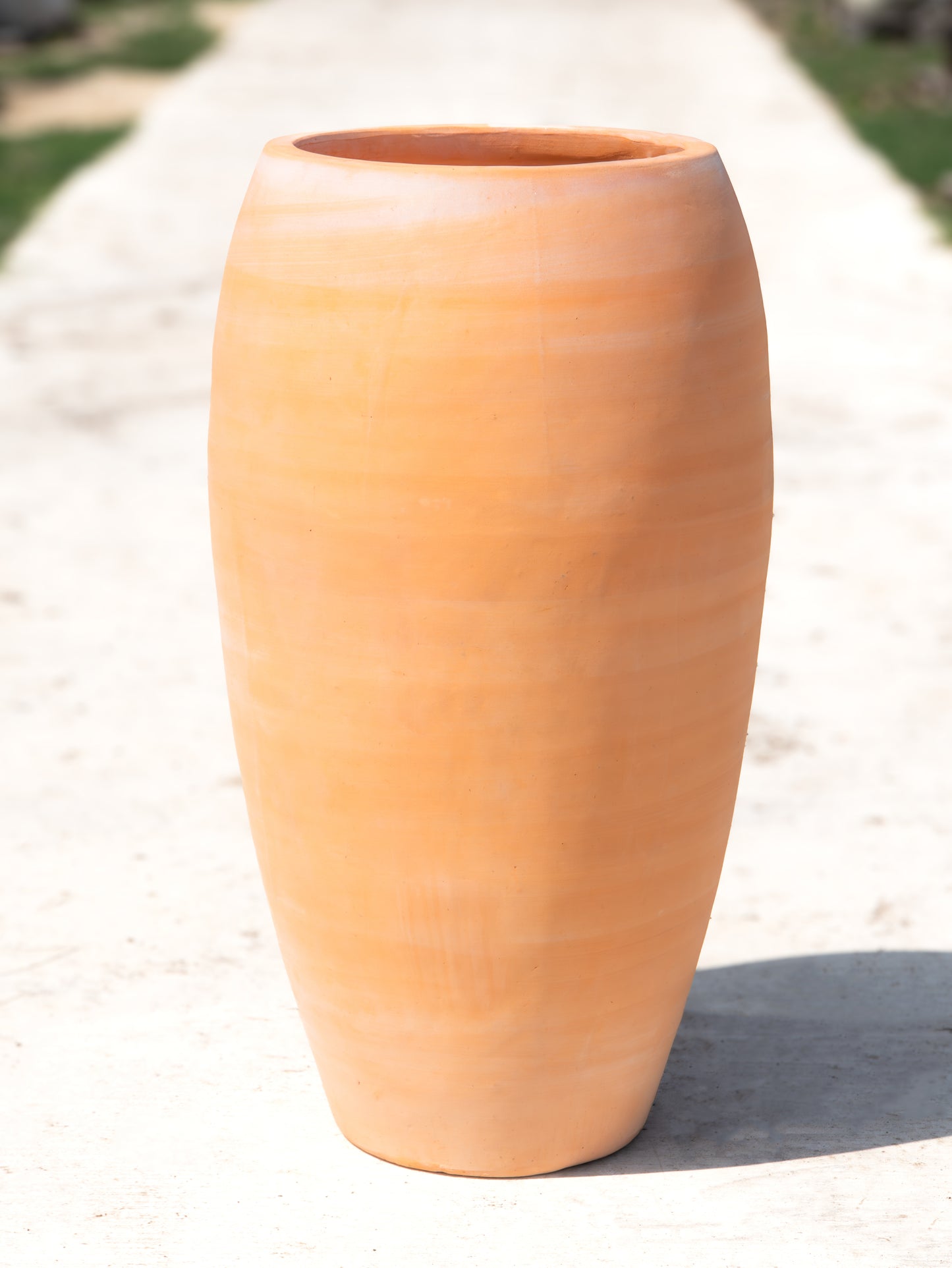 Terracotta Tall Smooth Vase