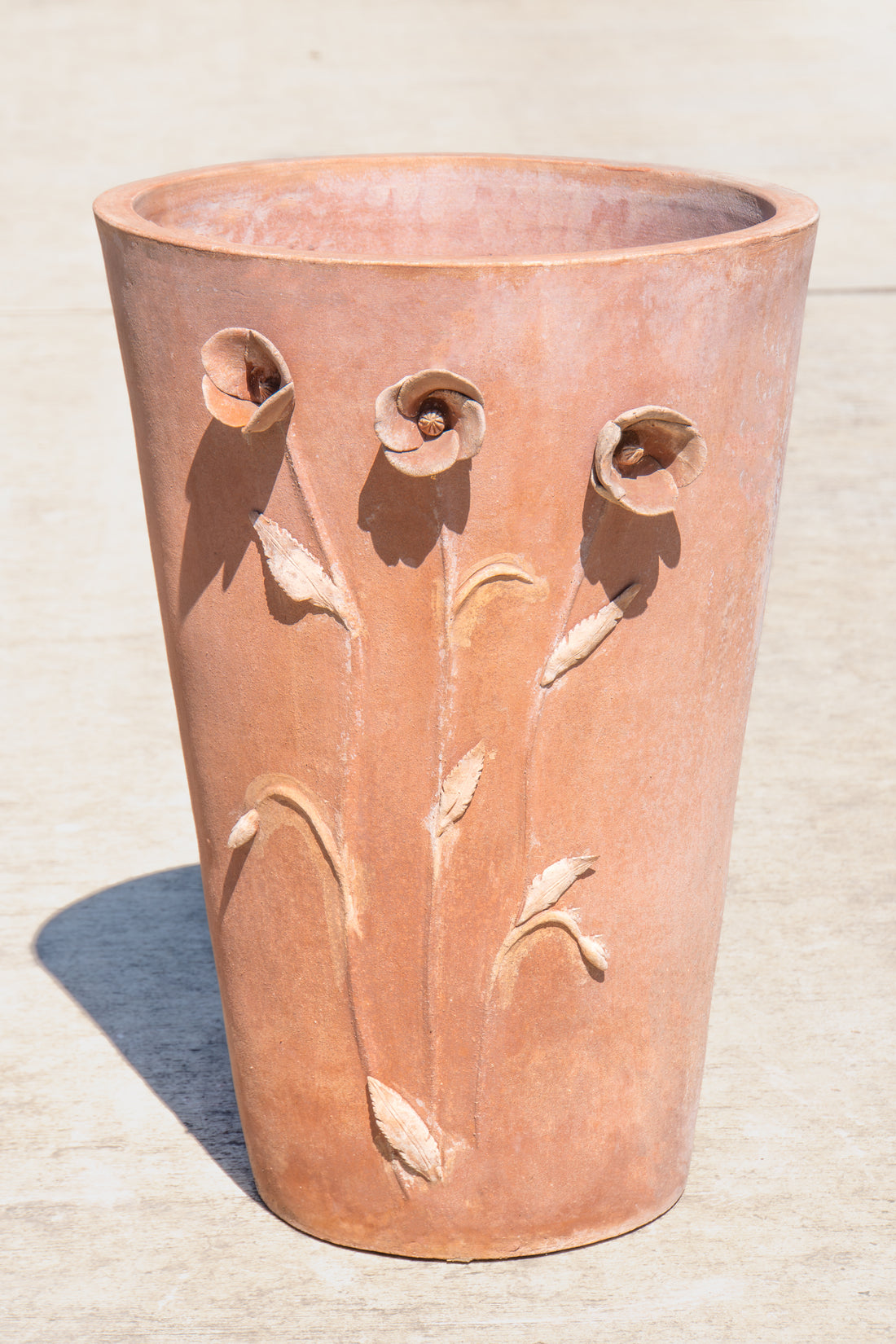 Italian Poppy Vase 21"