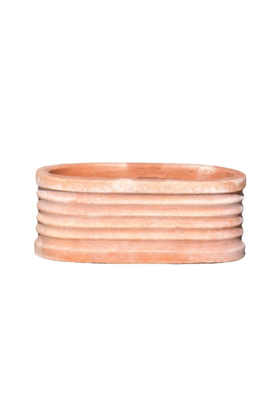 Italian Oval Striped 4"