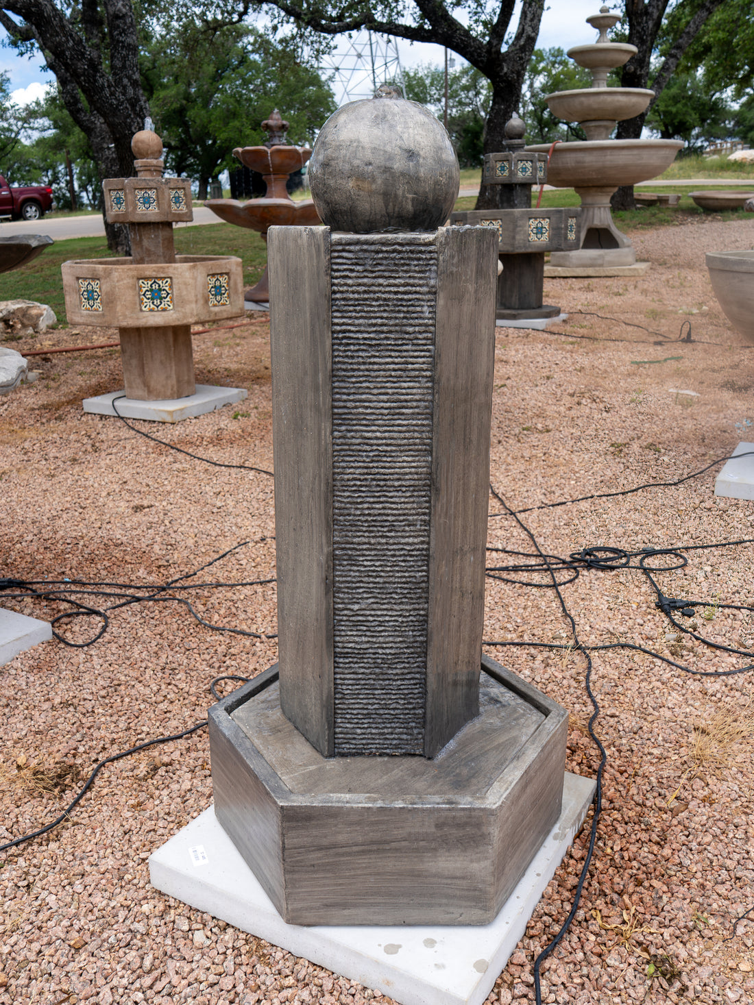 Hexagon Column Fountain