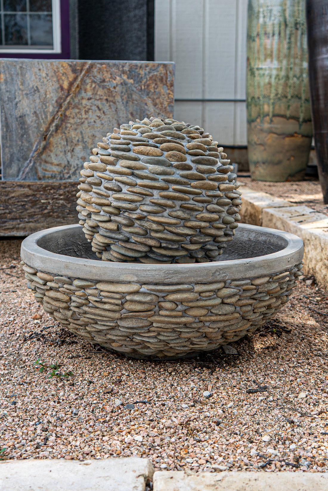 Mixed Pebble Slated Fountain