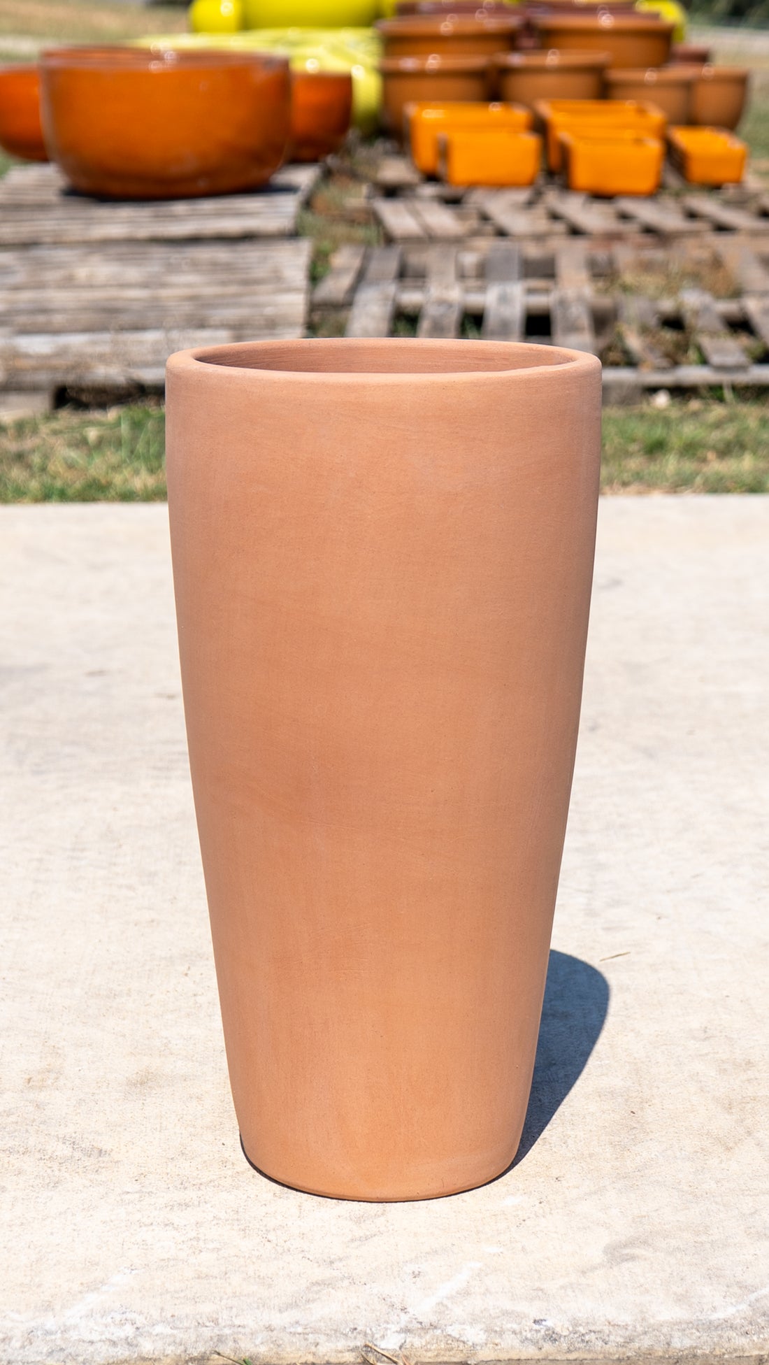 Wide Tapered Cylinder Planter