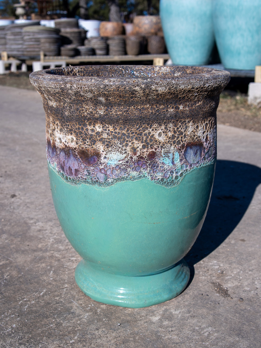 Tapered Rim w Base Planter