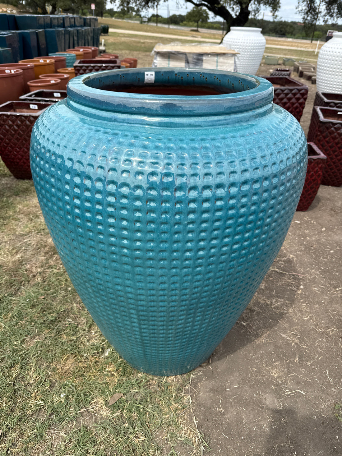 Dimpled Vase Planter