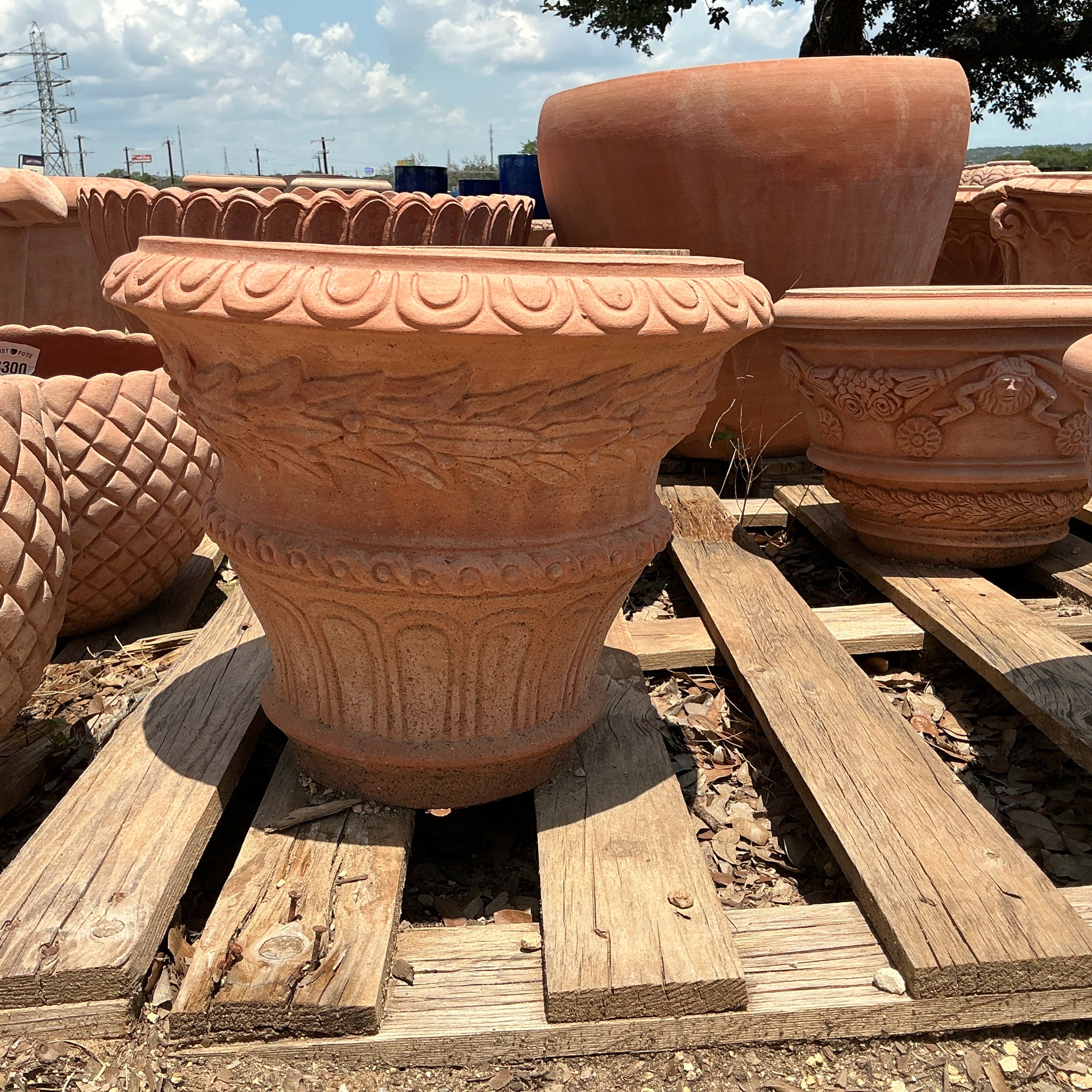 Italian Garland Vase 13"