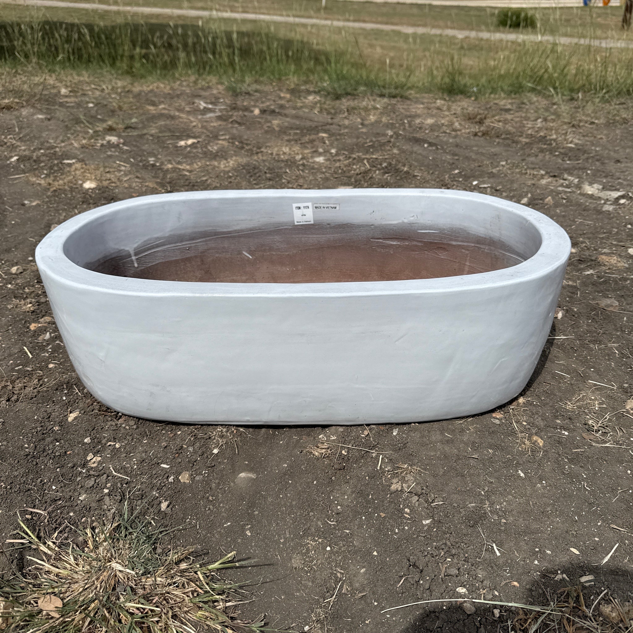 Low Oval Planter