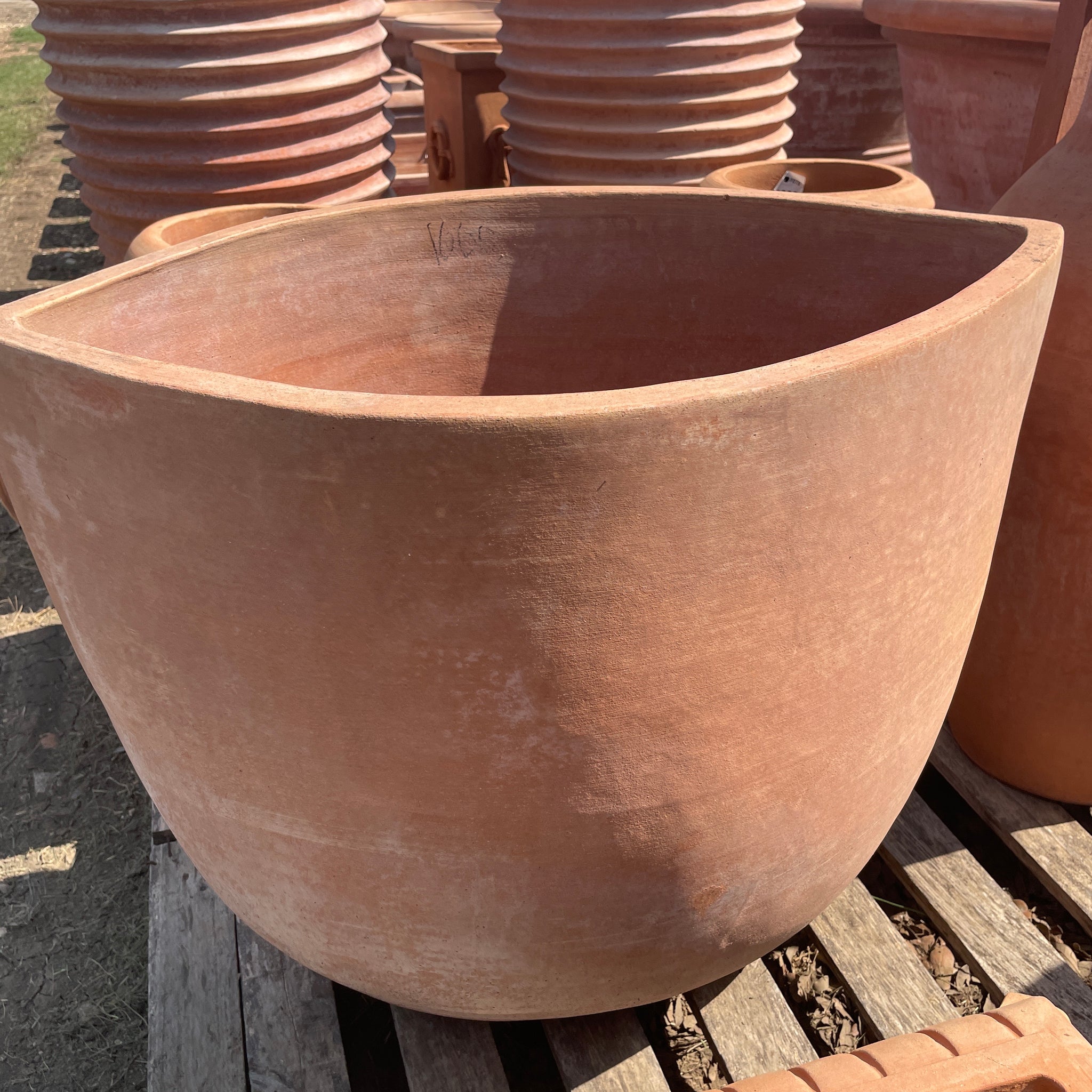 Italian Elliptical Vase 26"