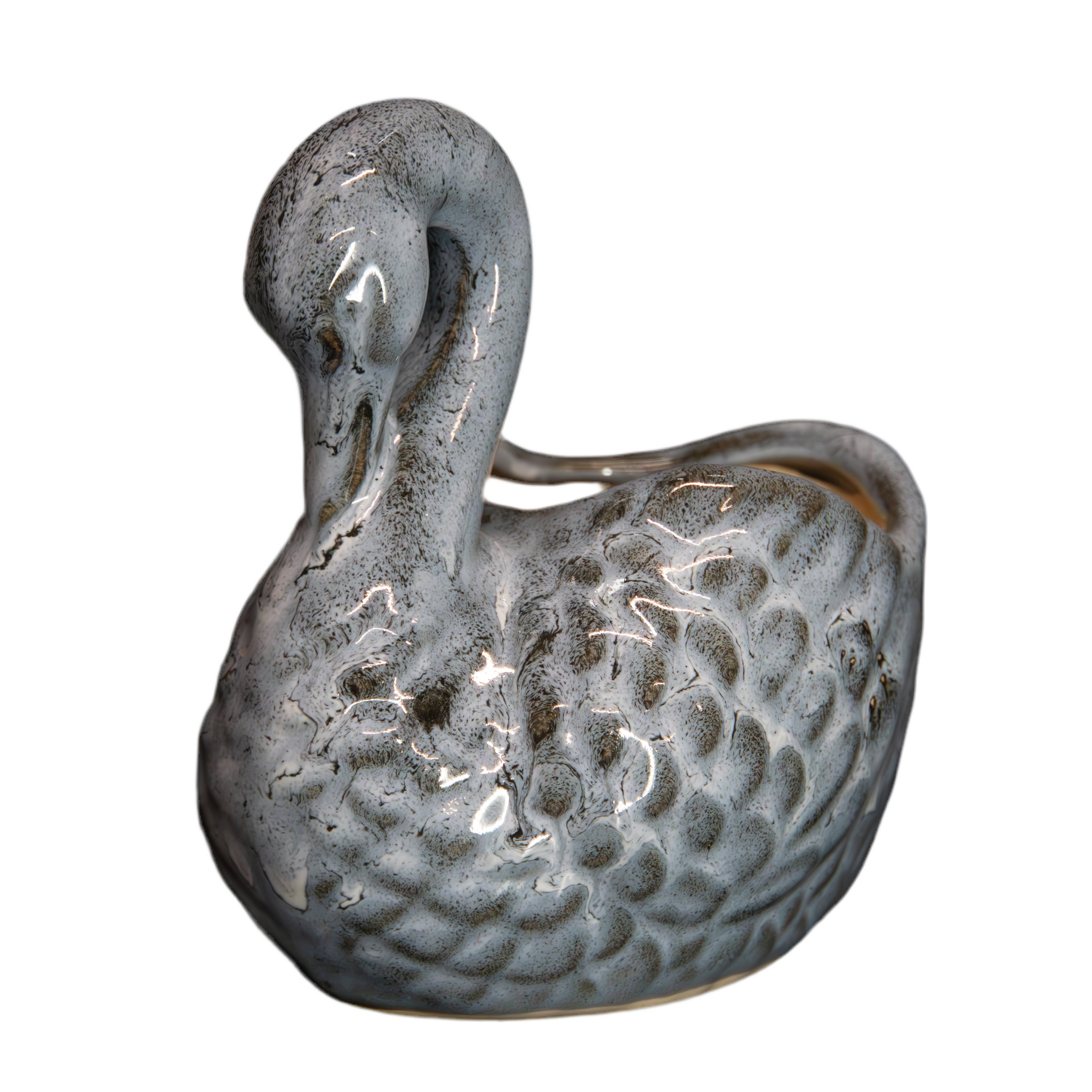 Blossomed Swan Planter