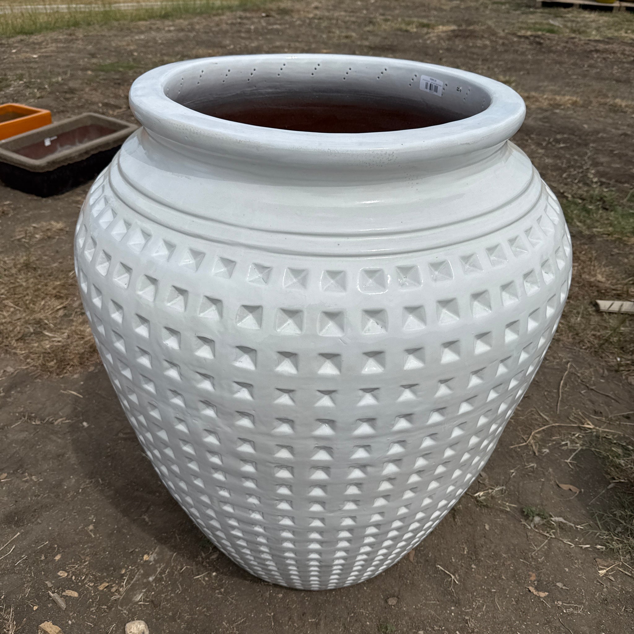 Dimpled Vase Planter 3