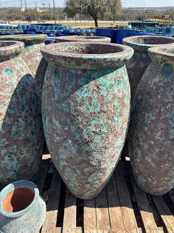 Bubbled Pollux Tall Vase Planter