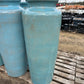 Rustic Light Blue Tall Cylinder Jar 43"