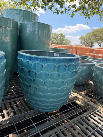 Ultra Marine Scallop Planter 16"