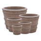 Chocolate Terracotta Florentine Planter