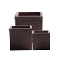 Black Clay Planter Standard Cube Planter