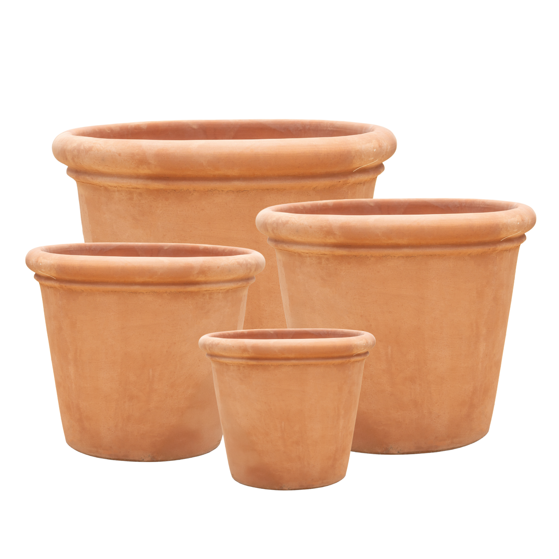 clay planting pots Vaso Liscio