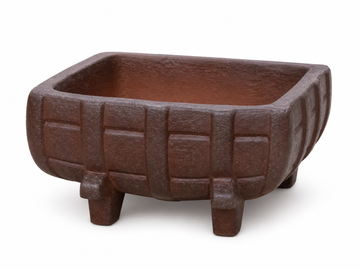 Black Clay Wine Tank Planter