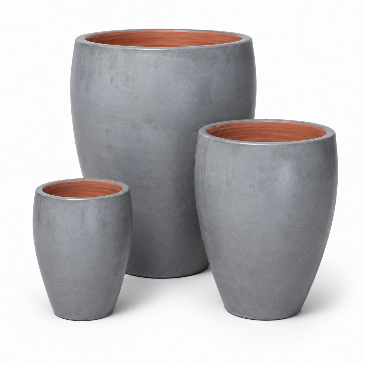 discount planter pots Bowed Smooth Planter