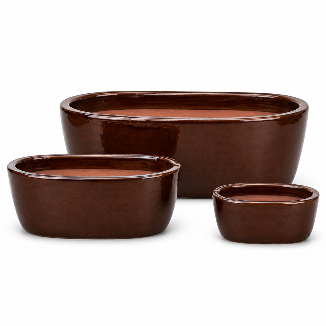 Low Oval Planter