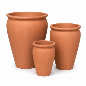 Tapered with Rim Planter