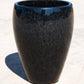 Falling Black Bowed Smooth Planter 29"