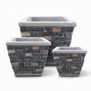 Stone Low Tapered Square