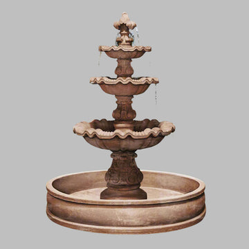 Portofino 3-Tier in 62" Fiberglass Pond