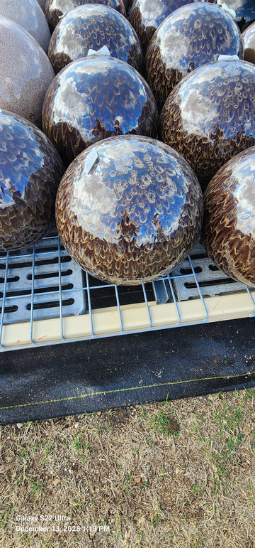 Falling Brown Sphere 11"